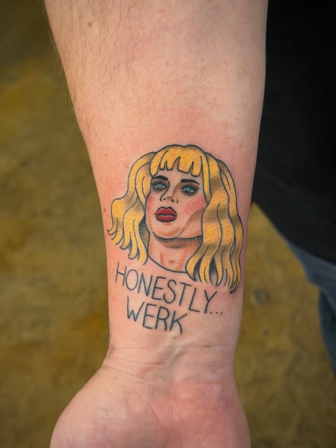 Tattoo by @scruffy_tattooer — new_school, lettering_script