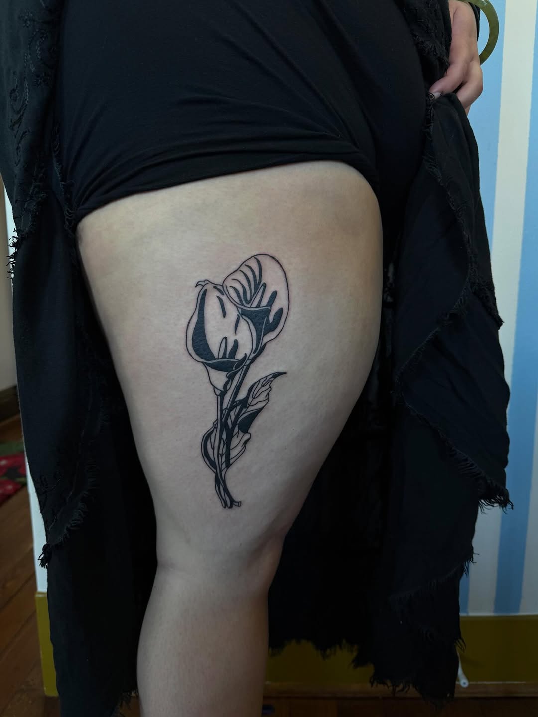 Tattoo by @chachki.papi — black_and_grey, fine_line
