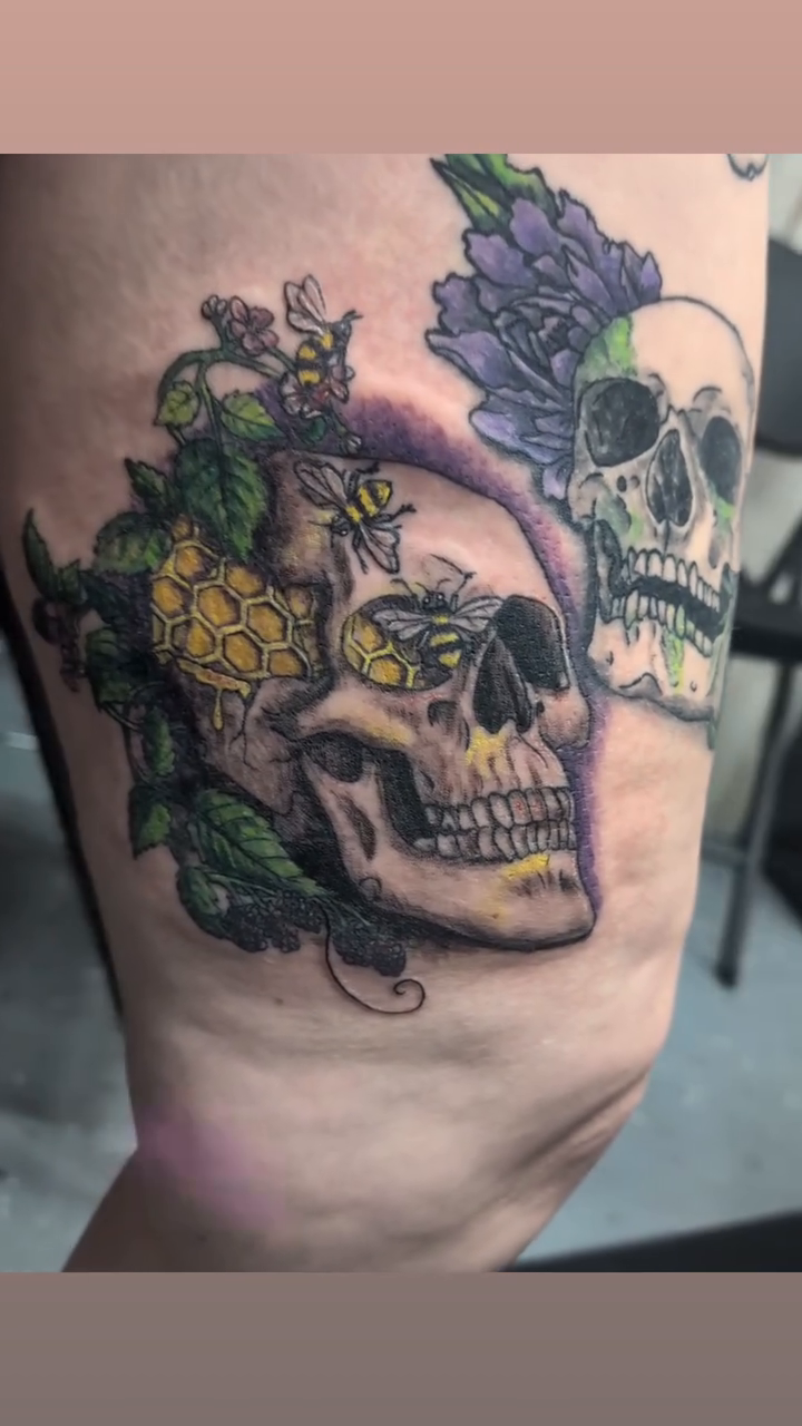 Tattoo by @druidloutattoo — realism, black_and_grey