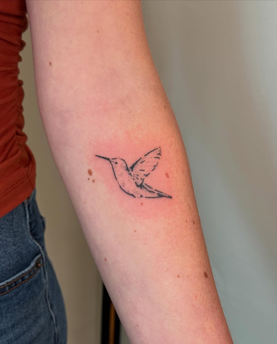 Tattoo by @kipandkoe โ fine_line, dotwork