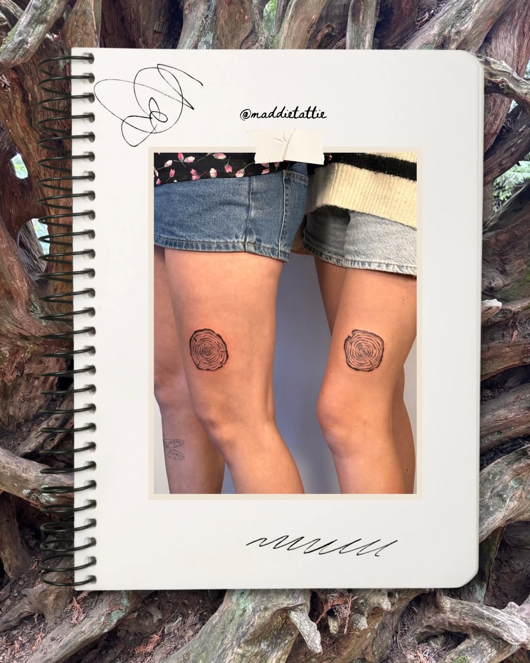 Tattoo by @maddietattie โ fine_line