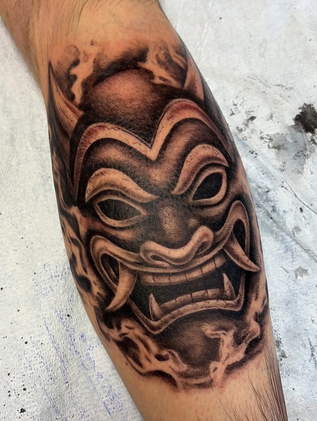 Tattoo by @tobiaztattooz — black_and_grey, realism
