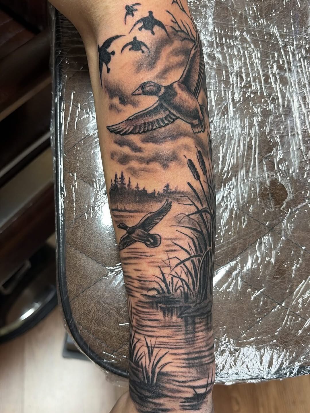Tattoo by @tobiaztattooz — realism, black_and_grey