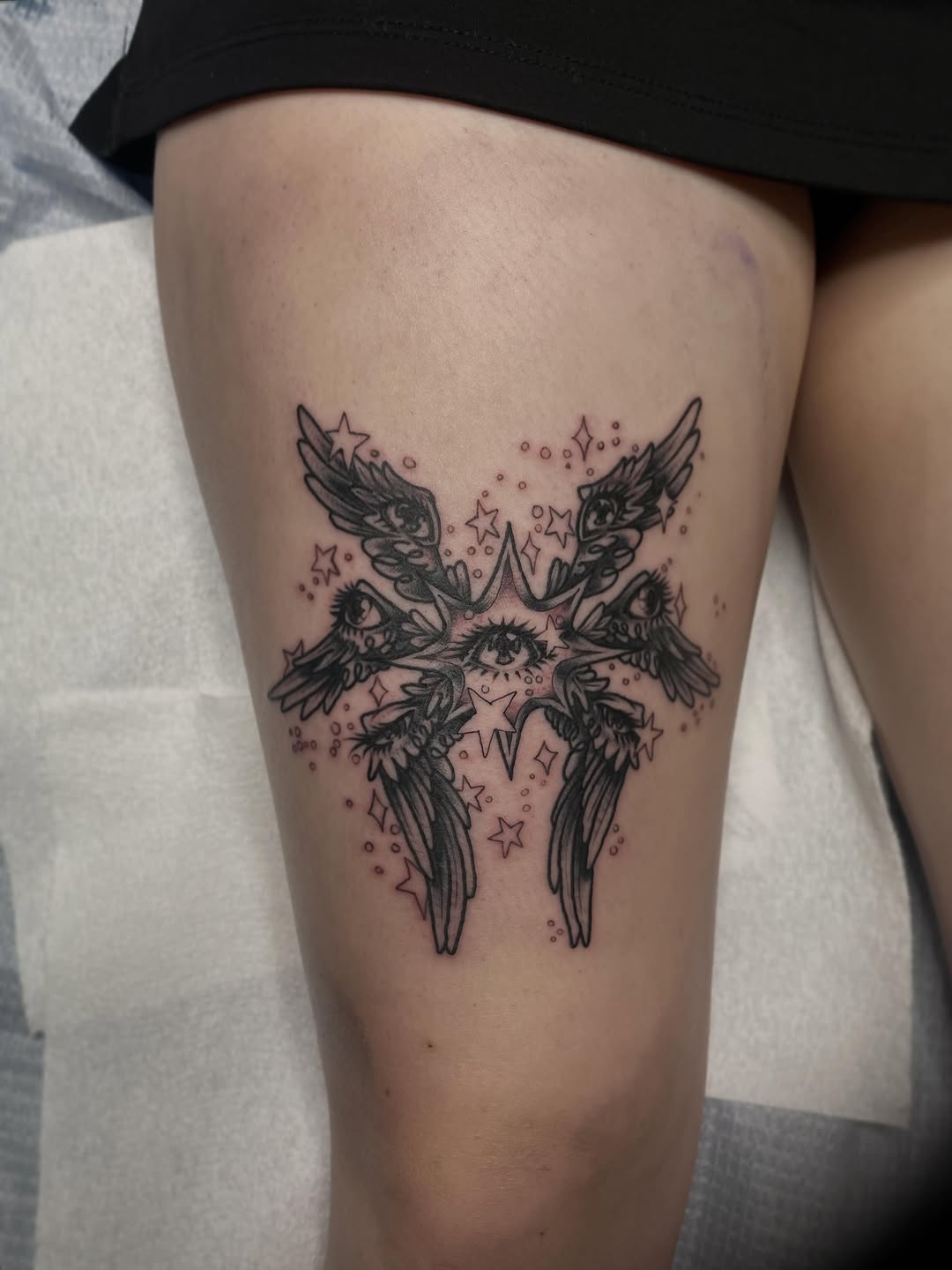 Tattoo by @tattoosbyclover — blackwork