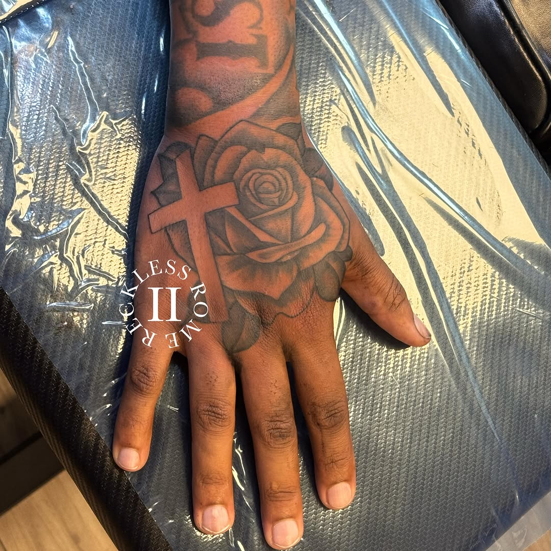 Tattoo by @2reckless__rome — black_and_grey, realism