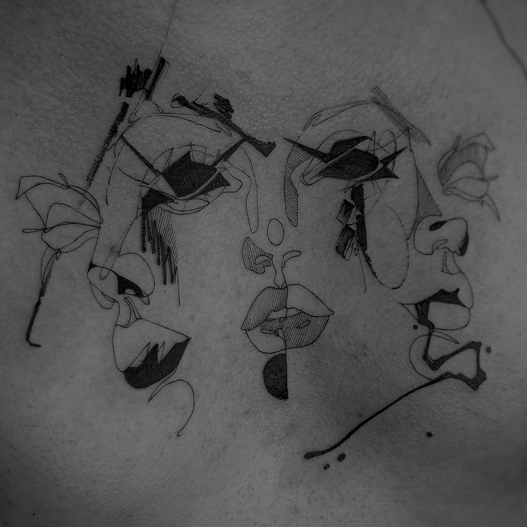 Tattoo by @the.ant.ink — illustrative, black_and_grey