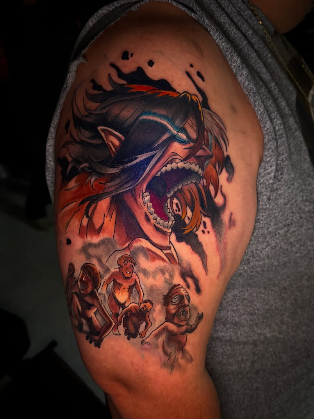 Tattoo by @aidensenpaitatsme — anime