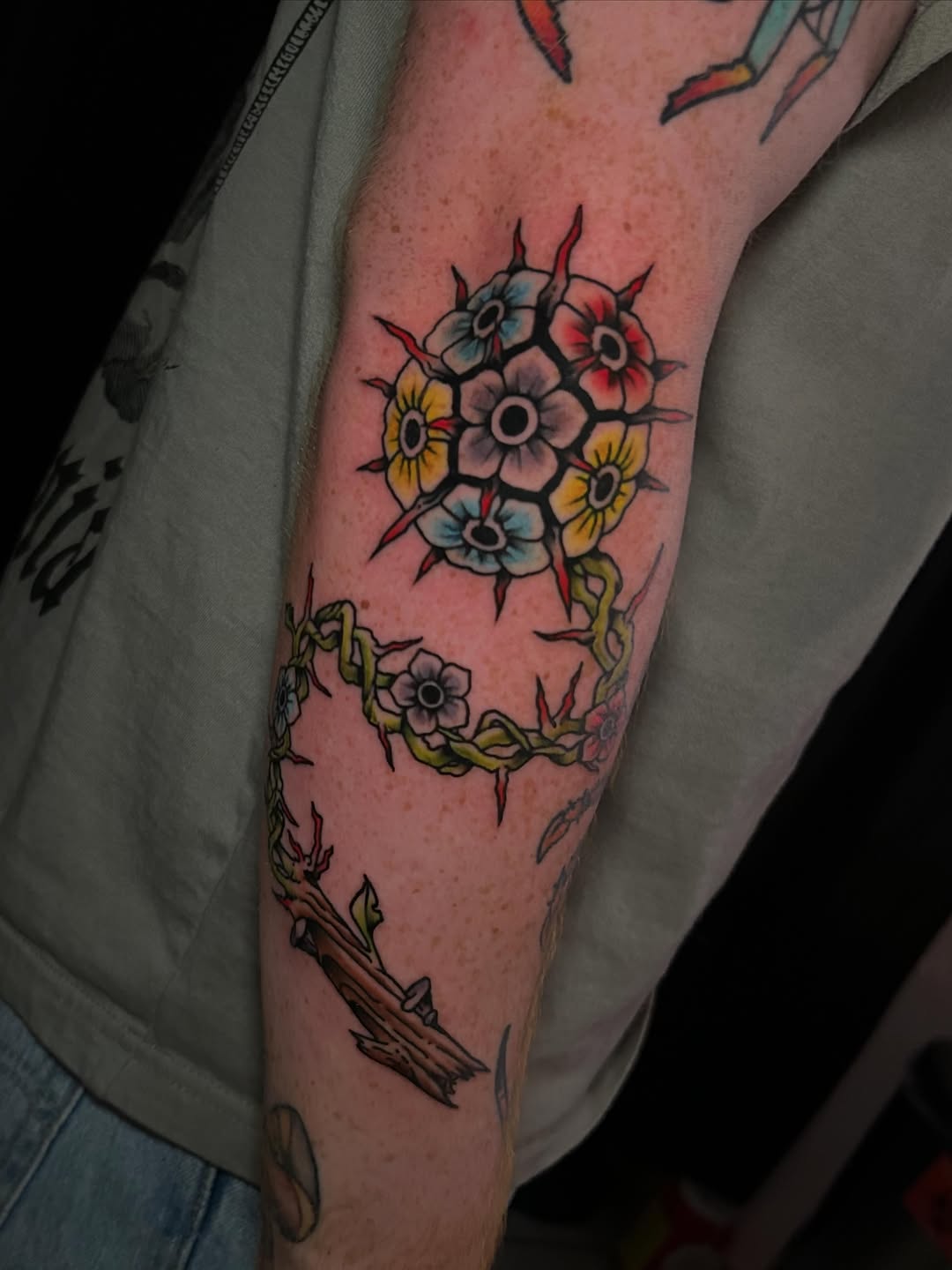 Tattoo by @backhandedculture — american_traditional, neo_traditional