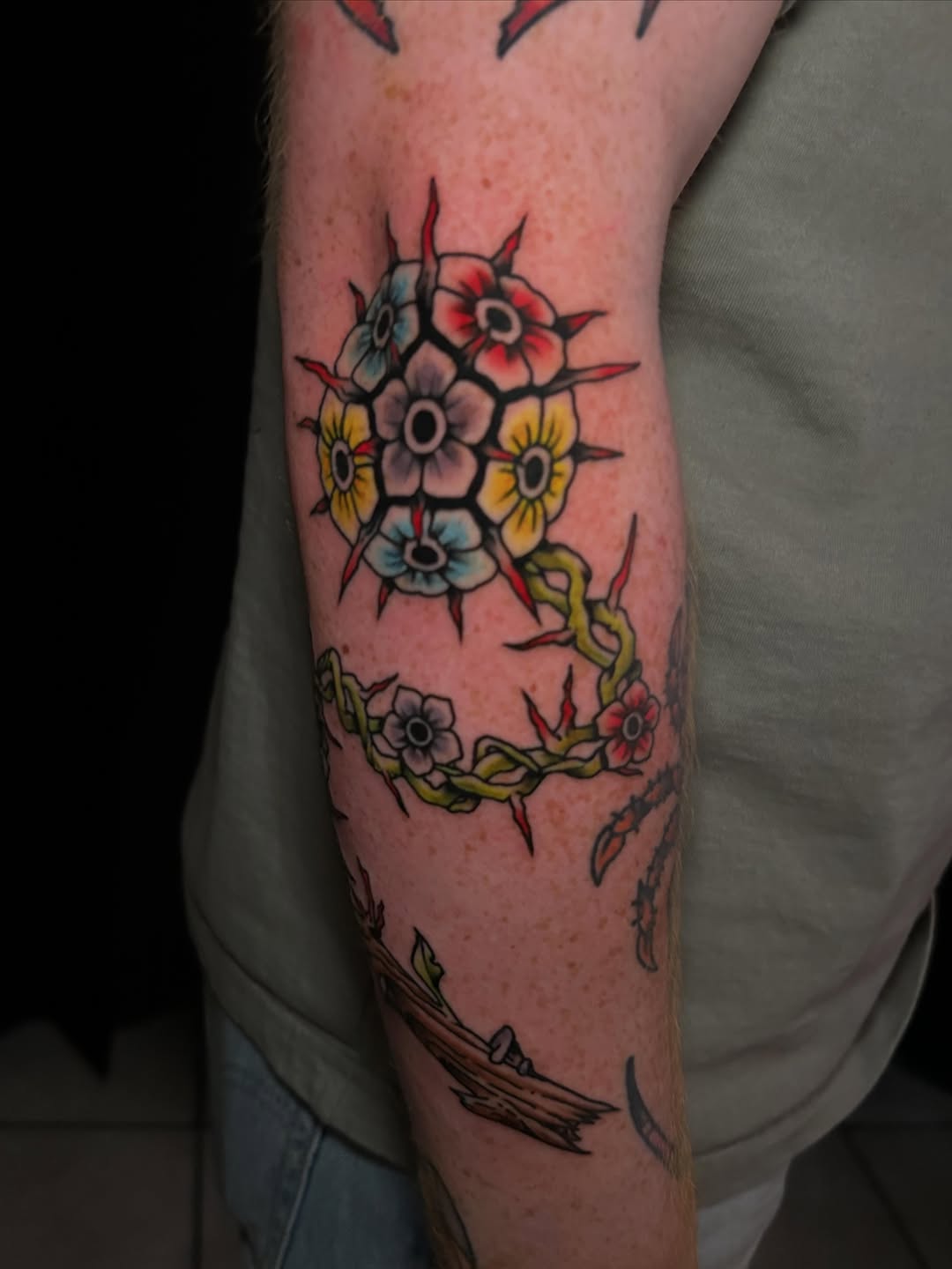 Tattoo by @backhandedculture — american_traditional, neo_traditional