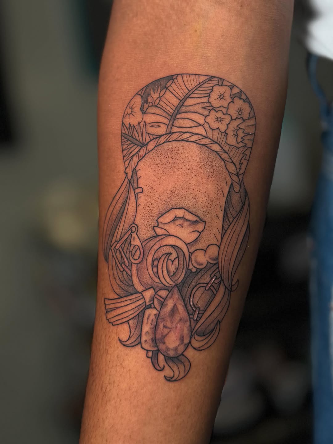 Tattoo by @thequietcactus โ illustrative, black_and_grey