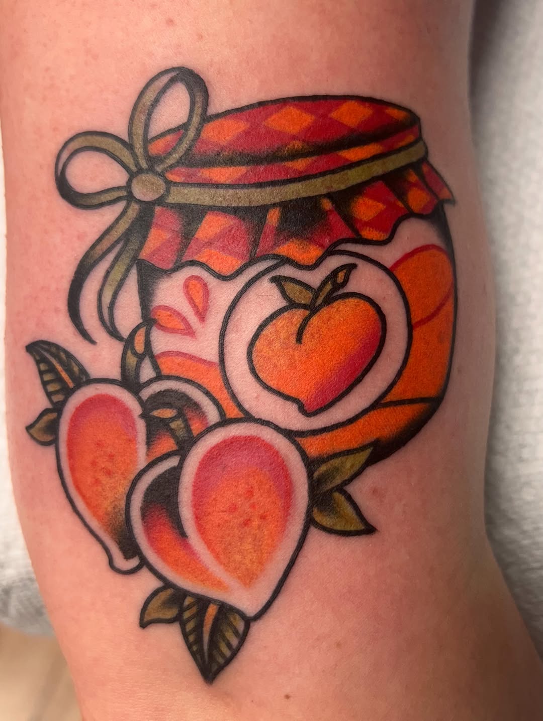 Tattoo by @paintingtattoos — american_traditional, illustrative