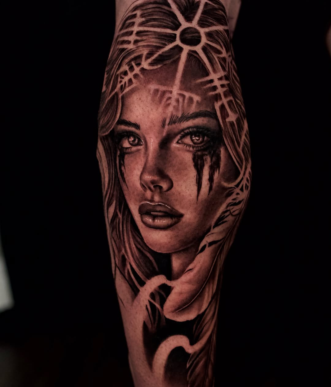 Tattoo by @april.rayne.tattoos β realism, black_and_grey