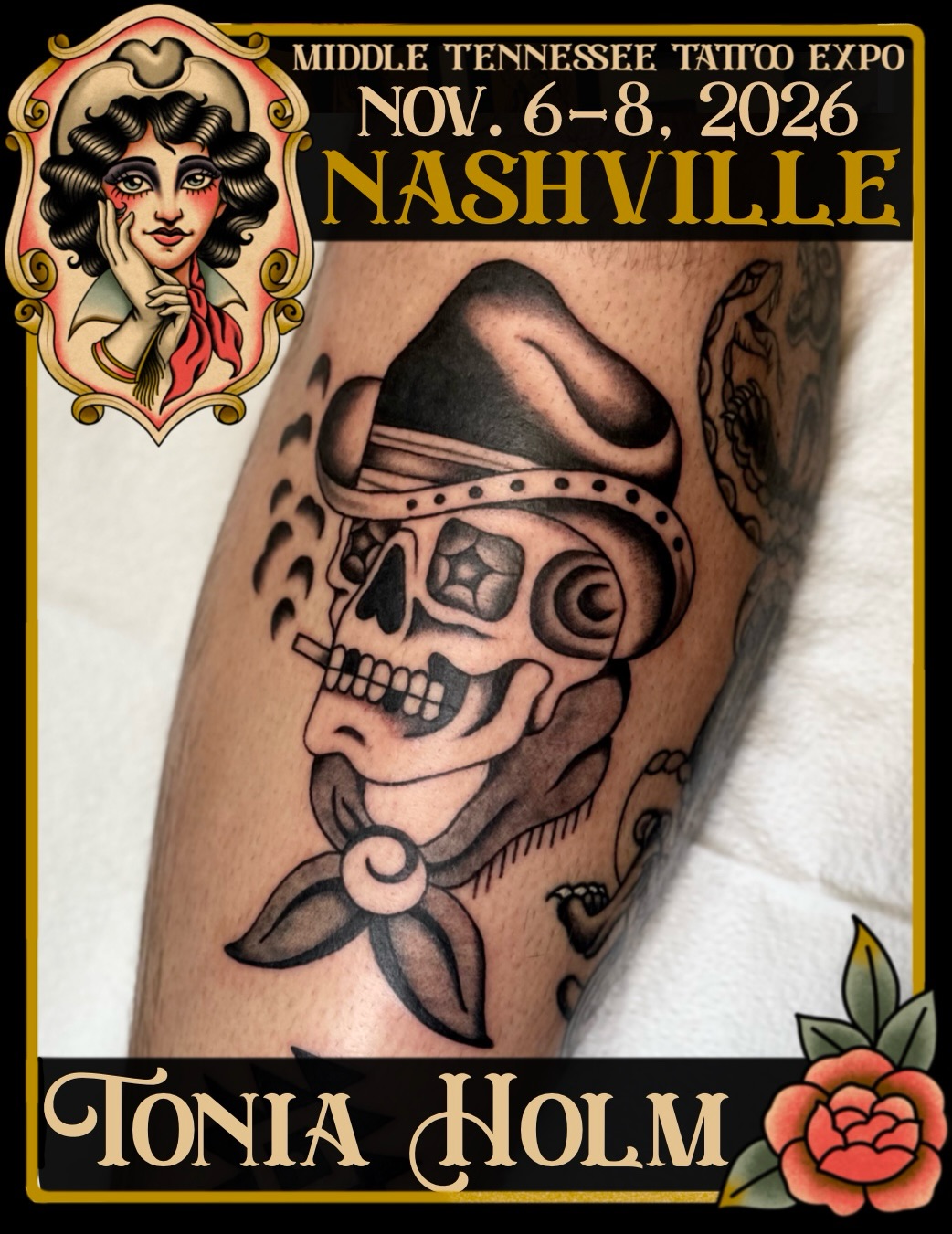 Tattoo by @toniaraye_tattoo — american_traditional, black_and_grey