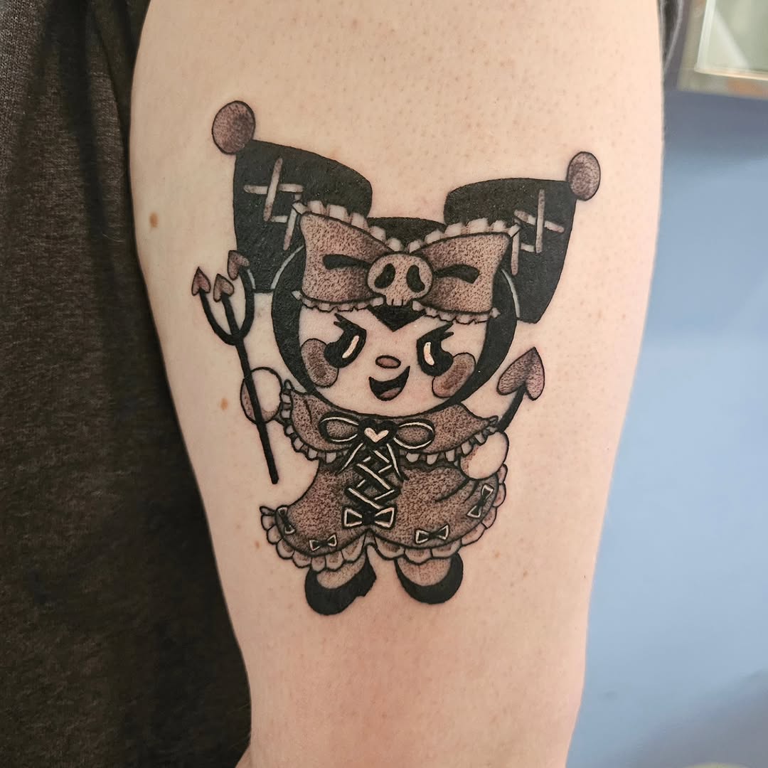 Tattoo by @grayscaleskies — black_and_grey