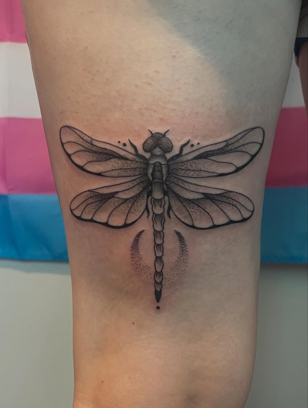 Tattoo by @jessp_tattoo — illustrative, dotwork