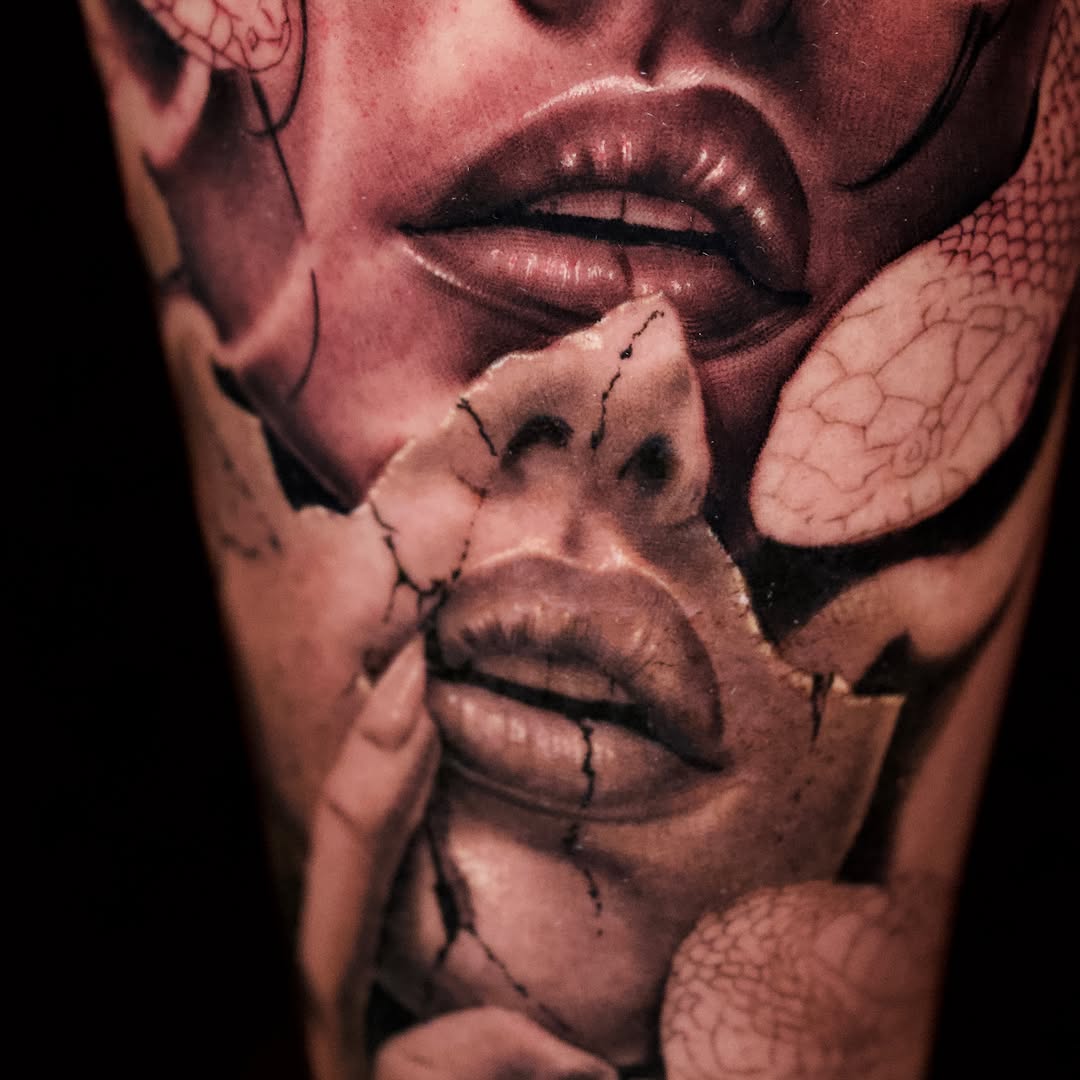Tattoo by @april.rayne.tattoos β realism, dark_realism