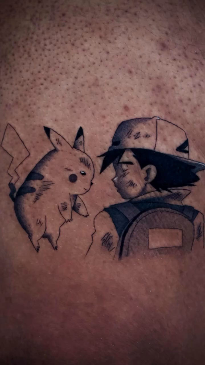 Tattoo by @kan.artistt — black_and_grey