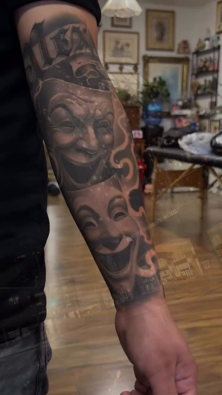 Tattoo by @yackolettersx6 — black_and_grey, realism