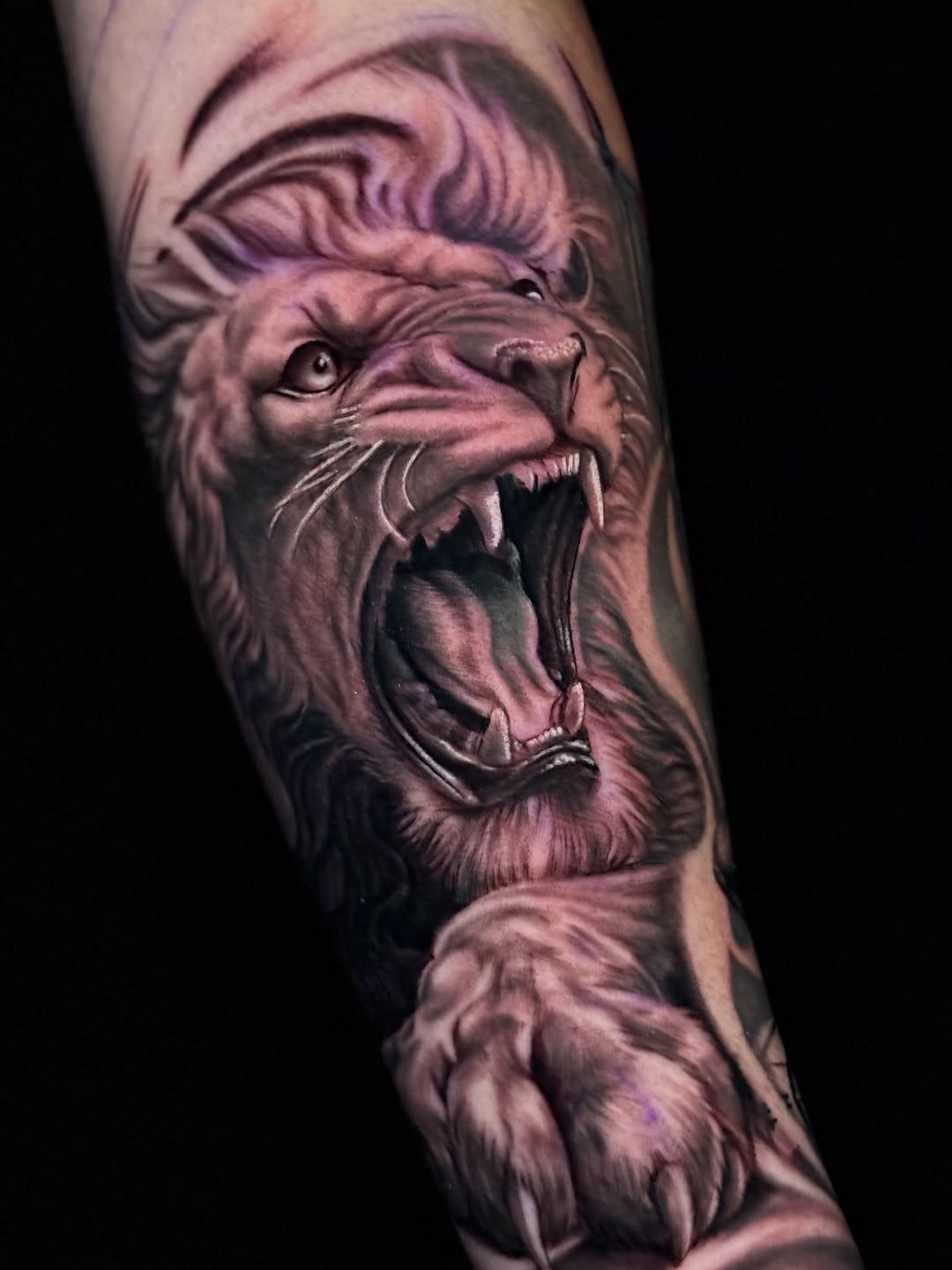 Tattoo by @dustyrose.tattoo — realism, black_and_grey