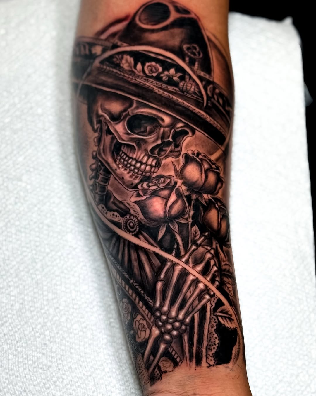 Tattoo by @germanpatino_ink — black_and_grey, realism