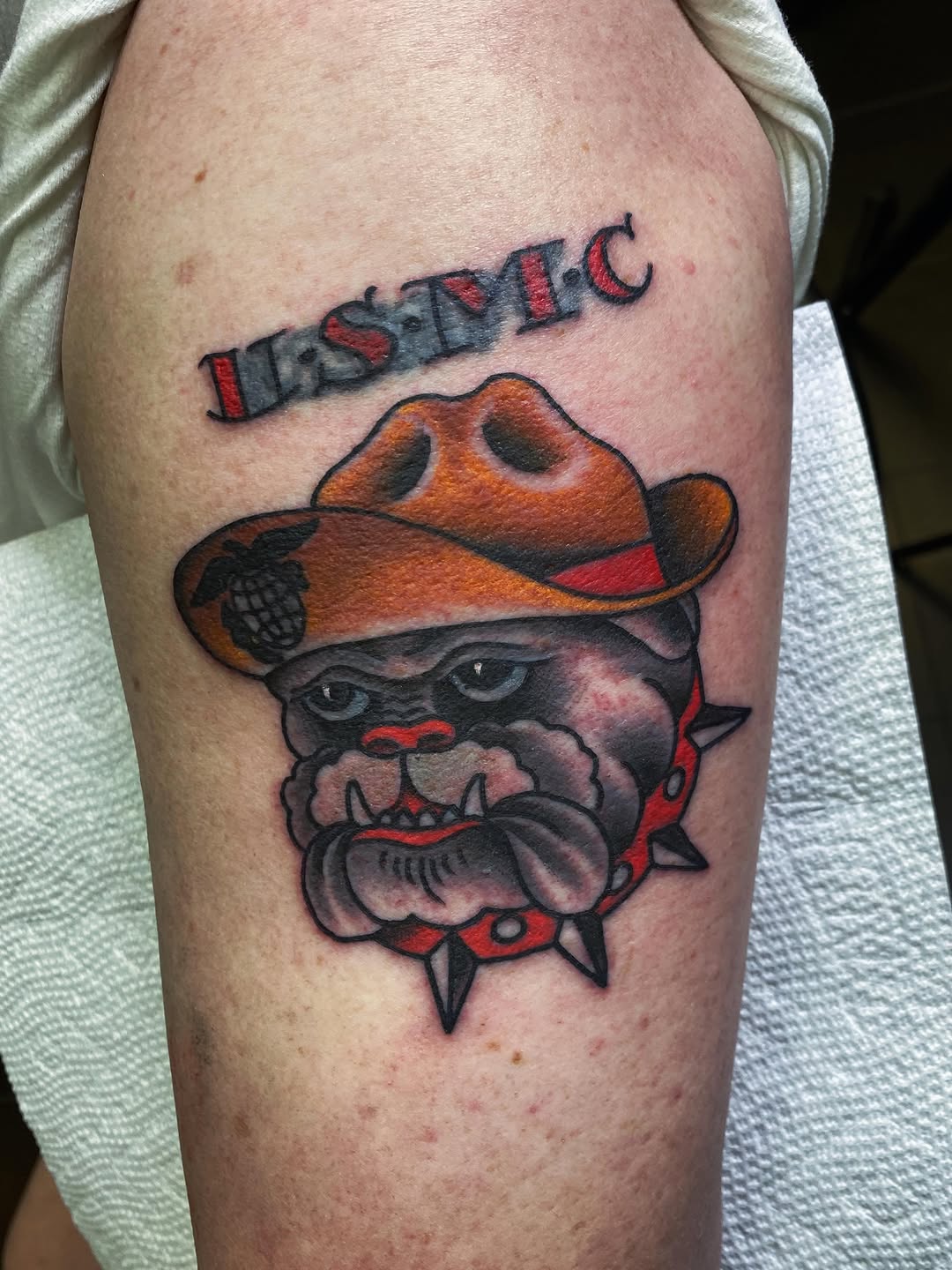 Tattoo by @nathanruffinojr — american_traditional, lettering_script