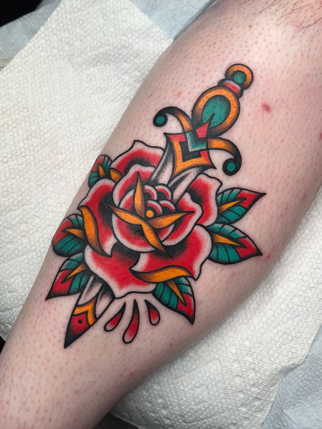 Tattoo by @natpowertat — american_traditional