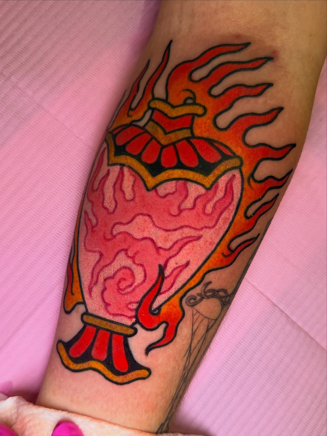 Tattoo by @cassietattoos — american_traditional, illustrative