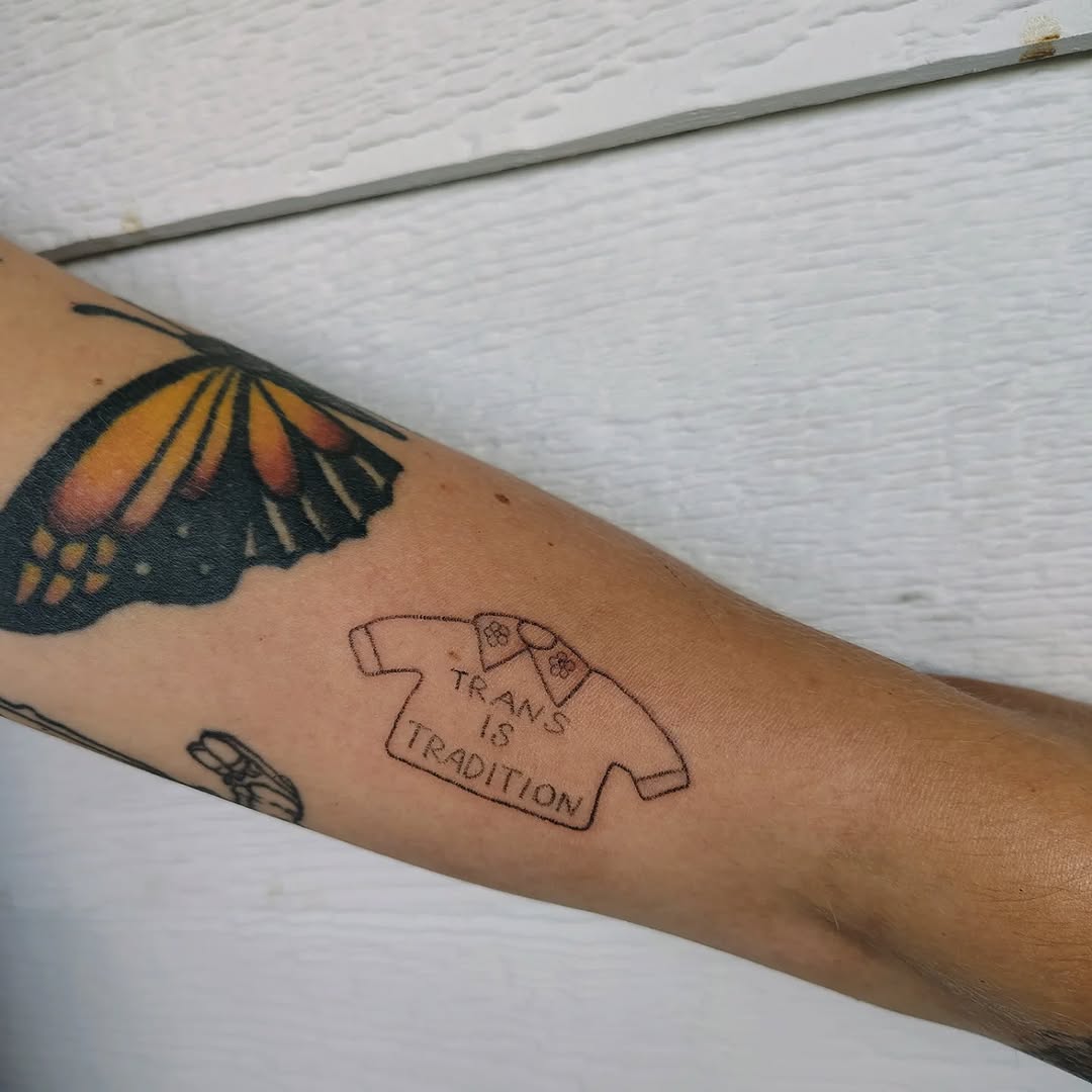 Tattoo by @sticky.geranium.tattoos — lettering_script, minimalist