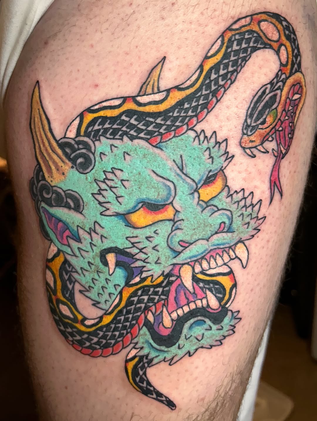 Tattoo by @lexrazor — japanese_irezumi, neo_traditional