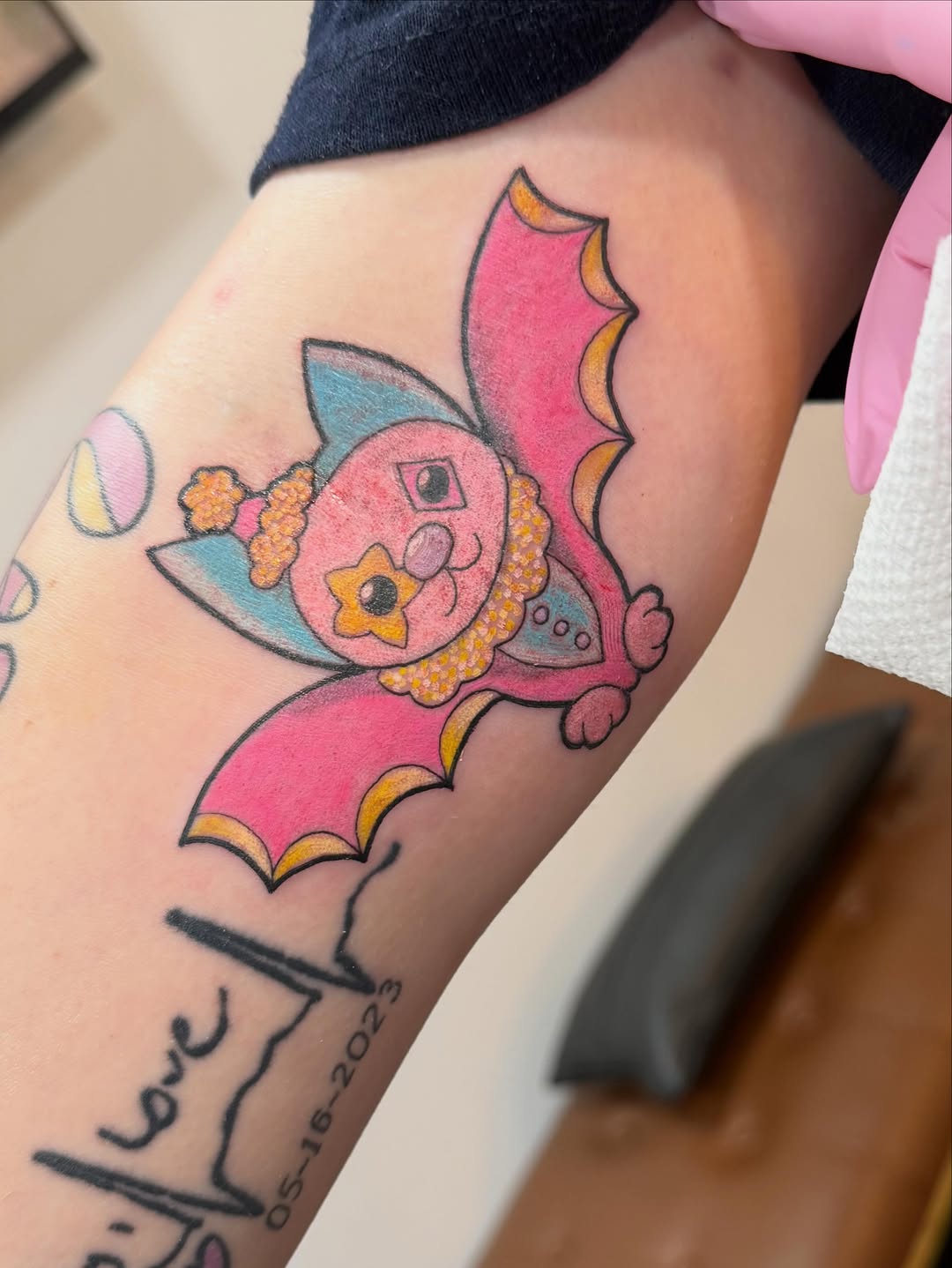 Tattoo by @honeysucktattoo โ new_school, ignorant