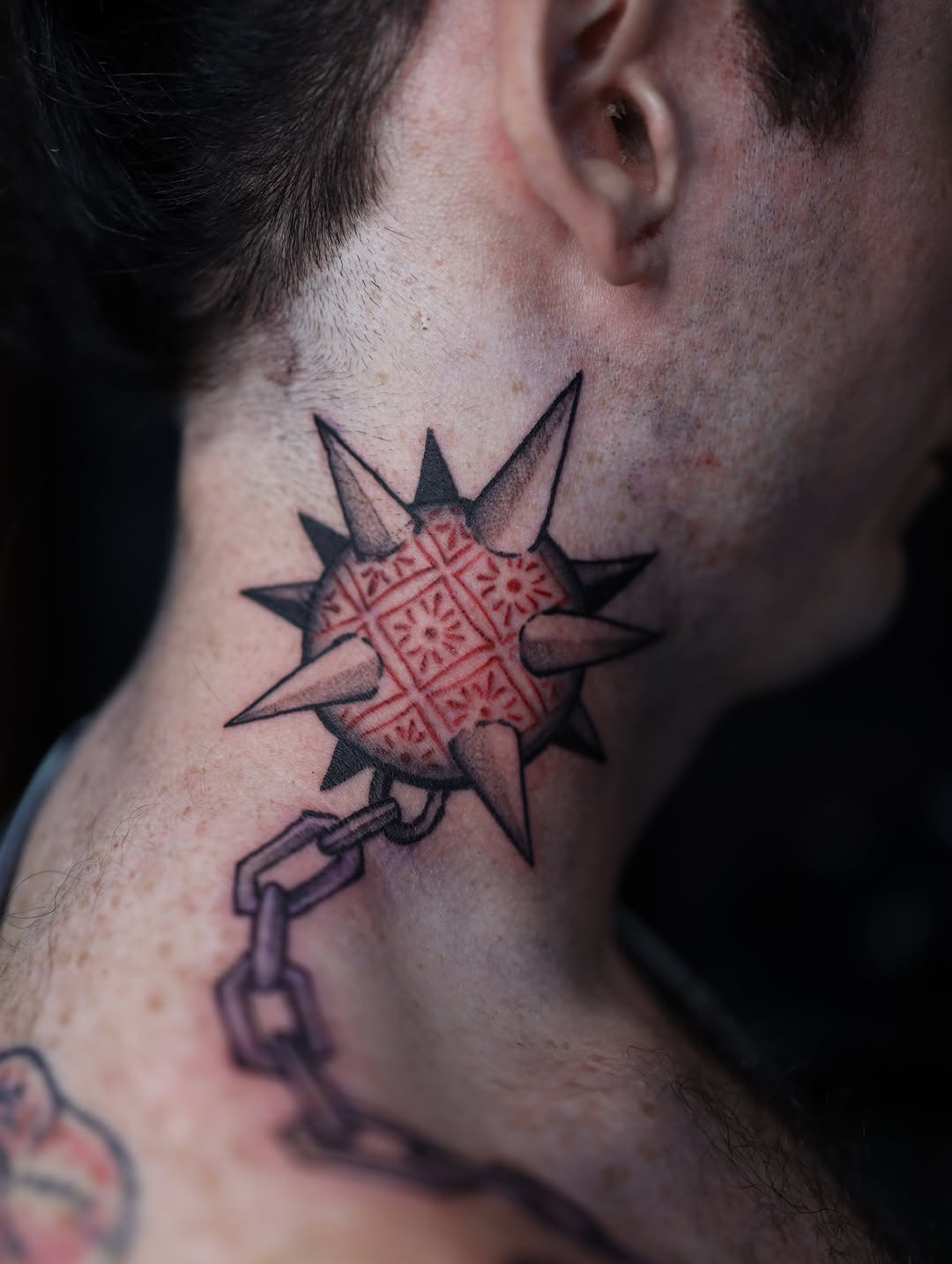 Tattoo by @morganpurcey — black_and_grey