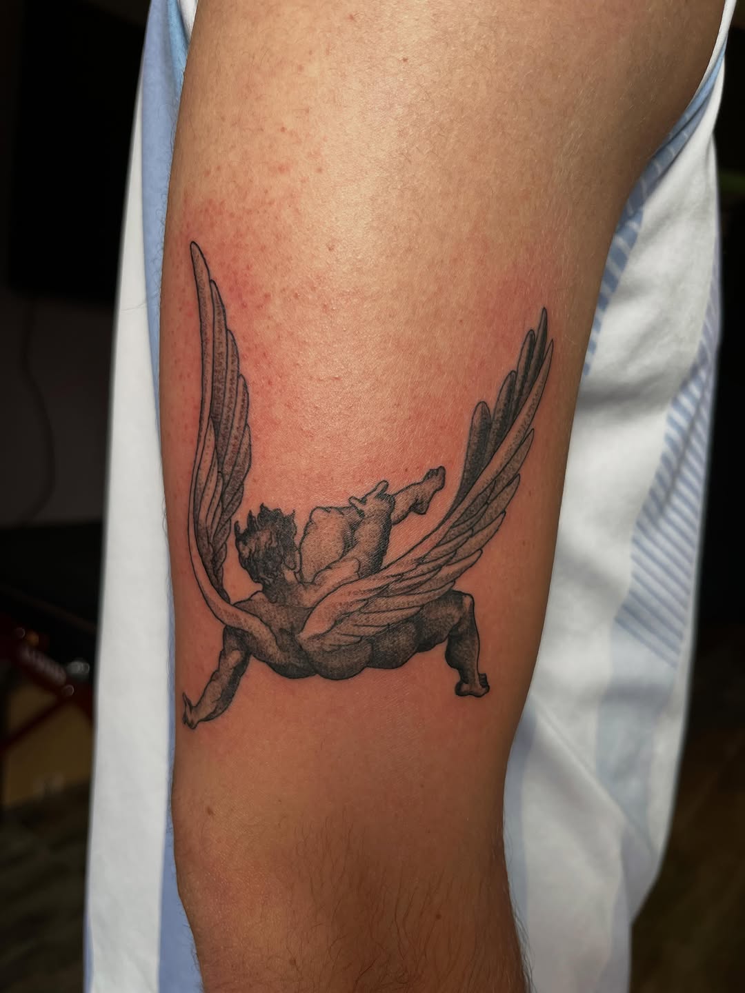 Tattoo by @tayalynntattoos — black_and_grey, realism