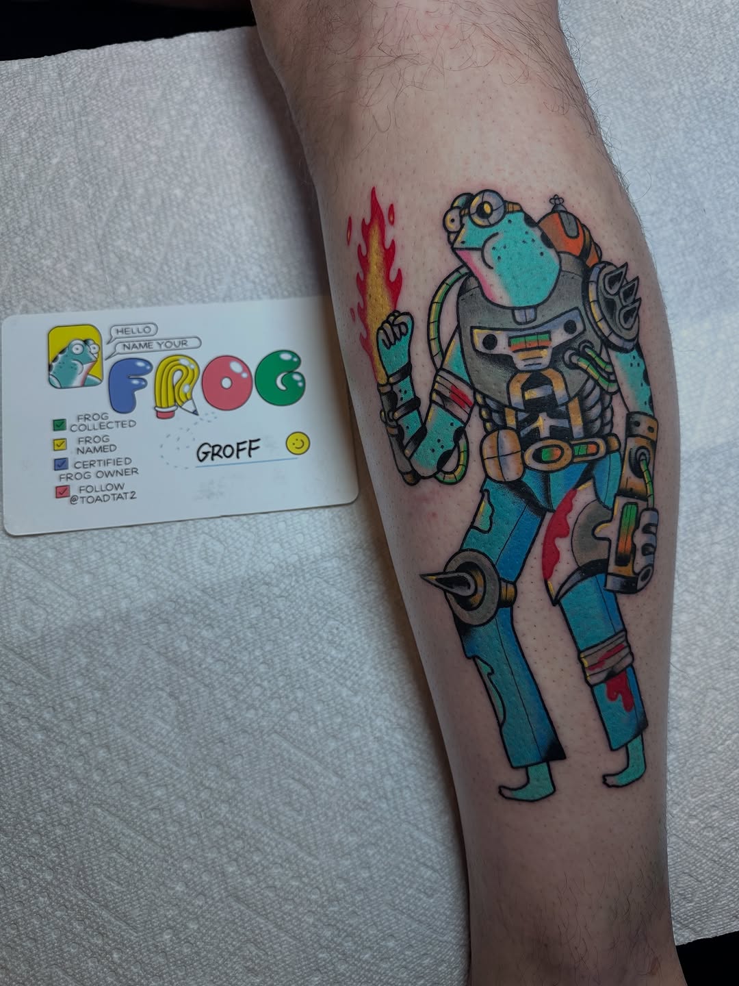 Tattoo by @toadtat2 — new_school