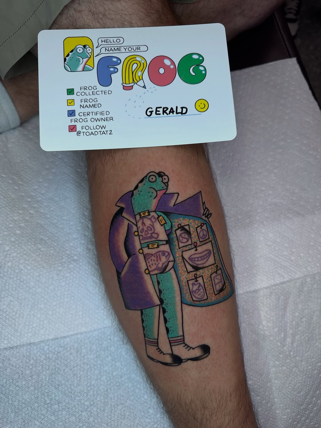 Tattoo by @toadtat2 — new_school, illustrative