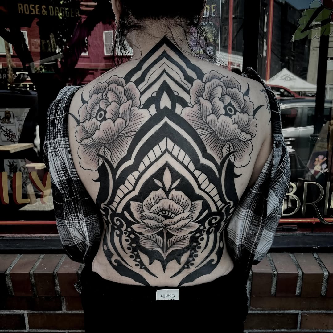 Tattoo by @joncrooktattoo โ blackwork, ornamental