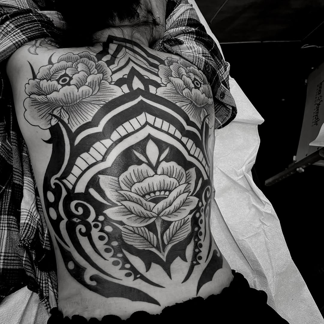 Tattoo by @joncrooktattoo โ blackwork, ornamental