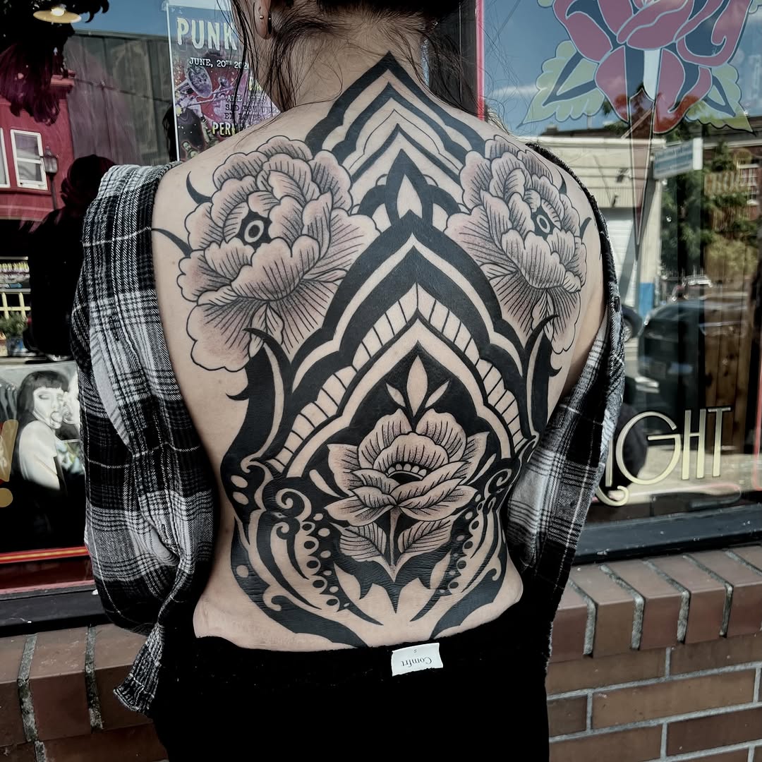 Tattoo by @joncrooktattoo โ blackwork, ornamental