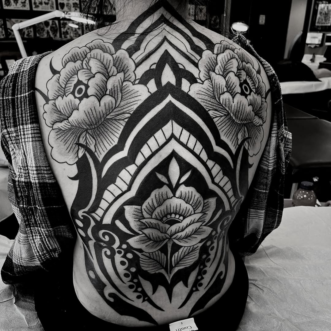 Tattoo by @joncrooktattoo โ blackwork, ornamental
