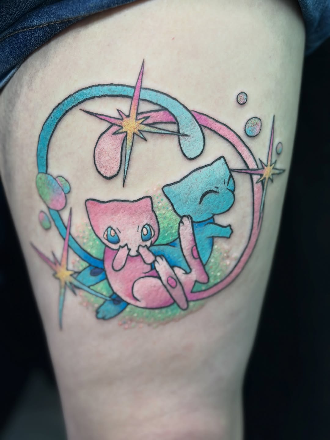 Tattoo by @glittergutstattoos — anime, illustrative