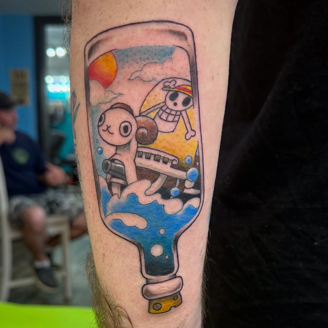 Tattoo by @zoe.eli.tattoo — new_school, anime
