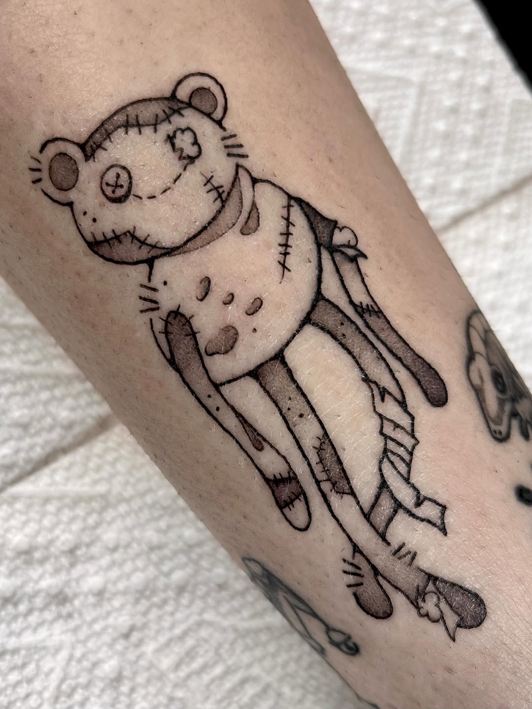 Tattoo by @audreywallacetattoo — ignorant, black_and_grey