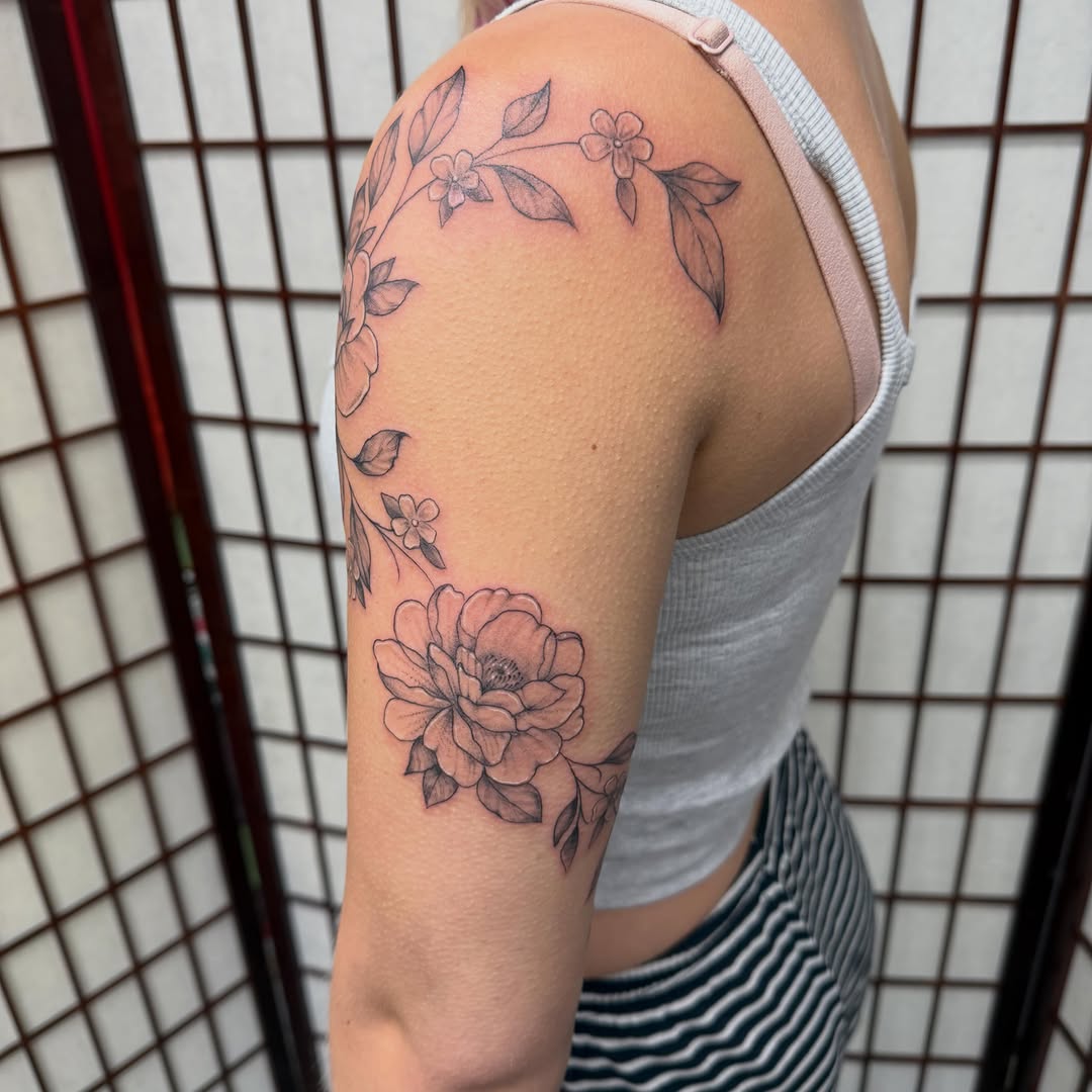Tattoo by @smilemoretattoos — illustrative, fine_line