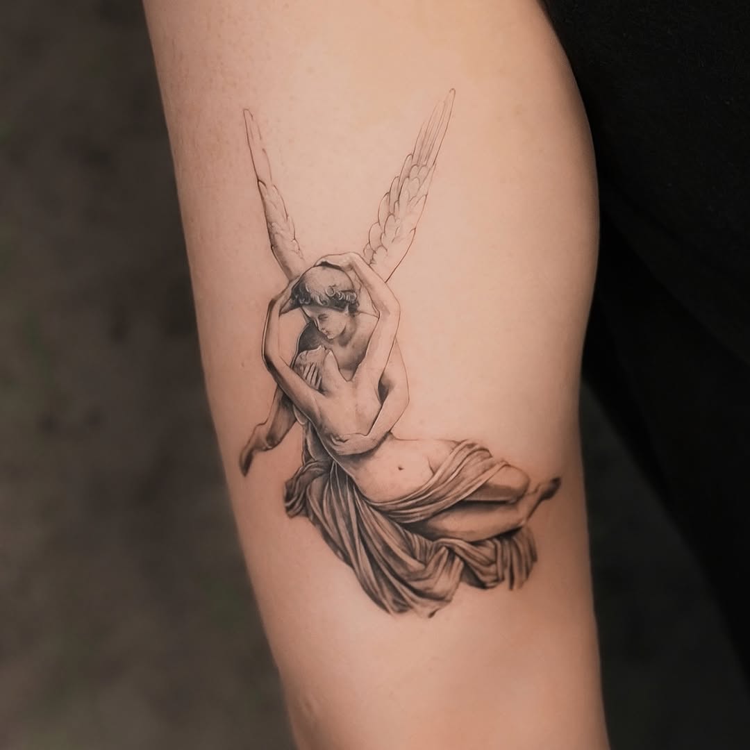 Tattoo by @yuta.tatt β realism, black_and_grey