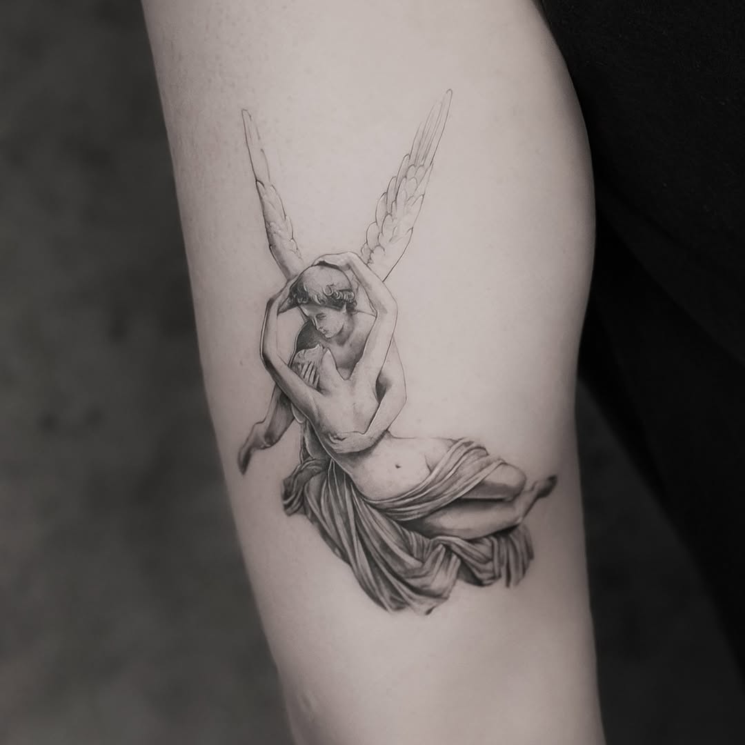 Tattoo by @yuta.tatt β realism, black_and_grey