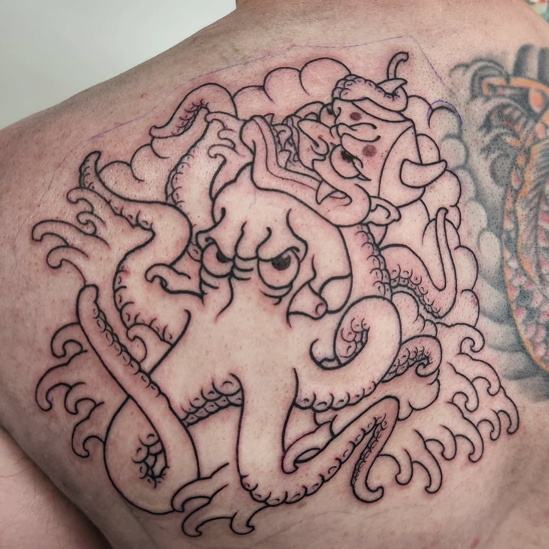 Tattoo by @dripping_moustache — japanese_irezumi