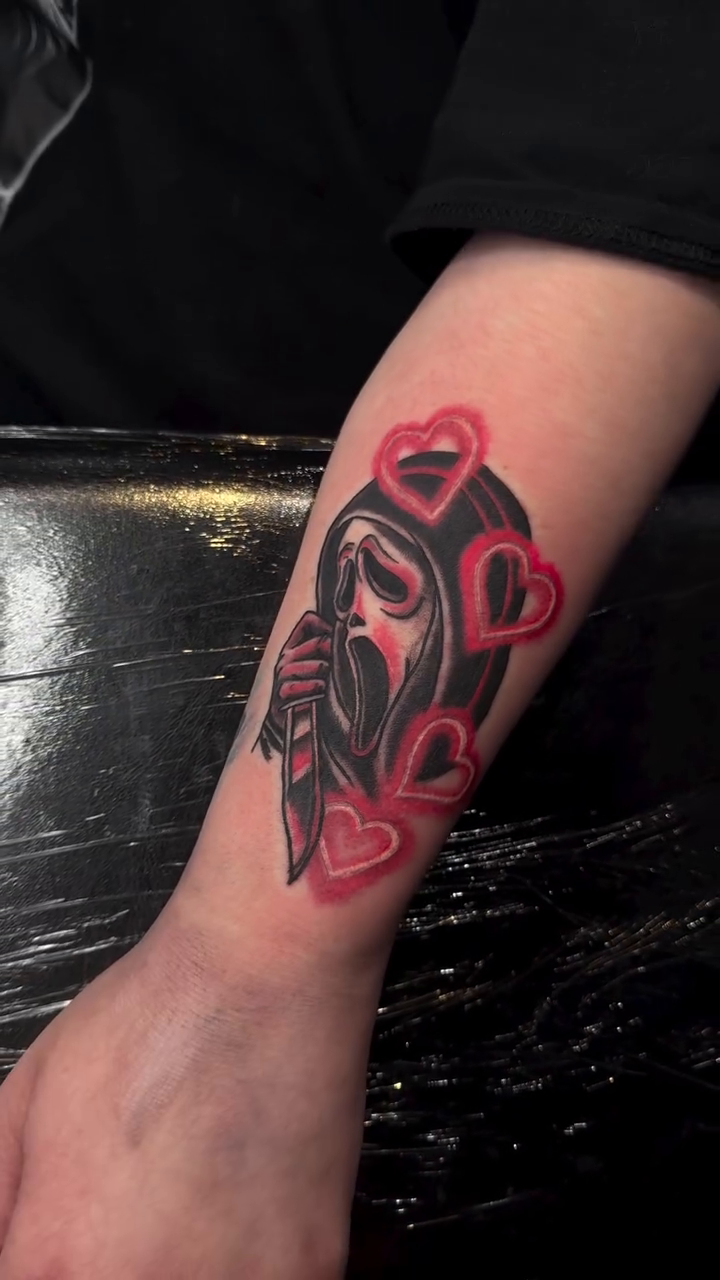 Tattoo by @mercydeantattoo — illustrative, black_and_grey