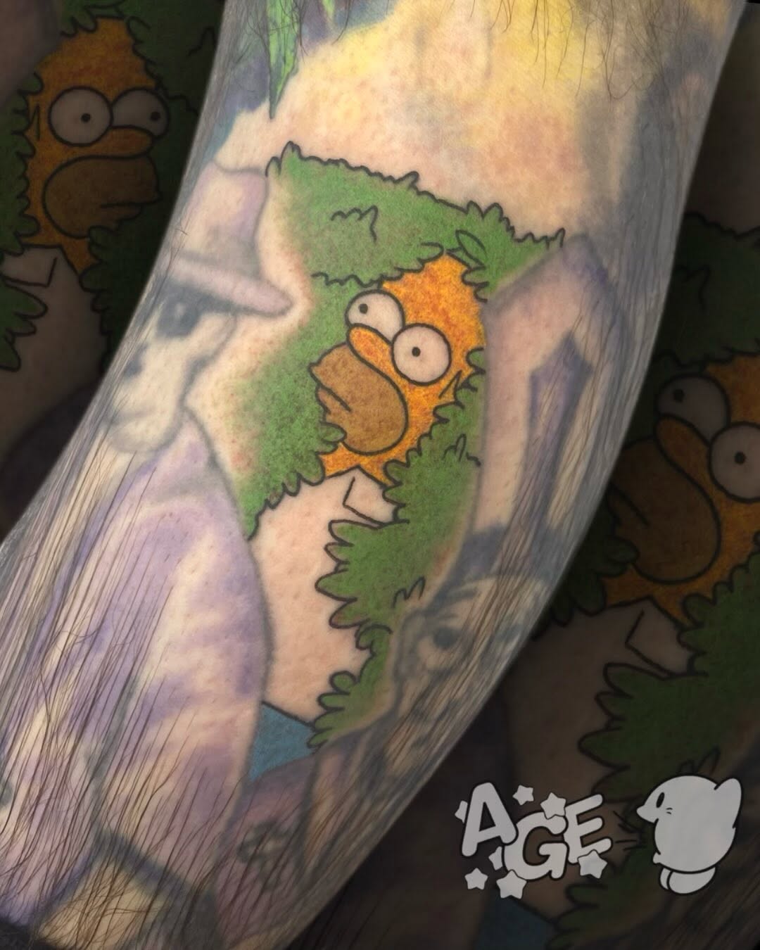 Tattoo by @agedragotattoo — new_school, anime
