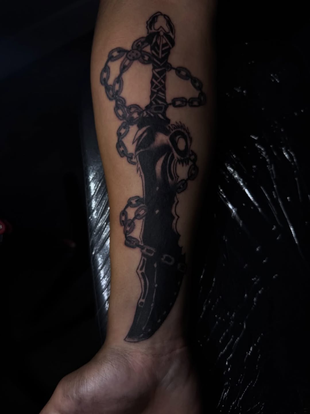 Tattoo by @offdosage.tats โ blackwork