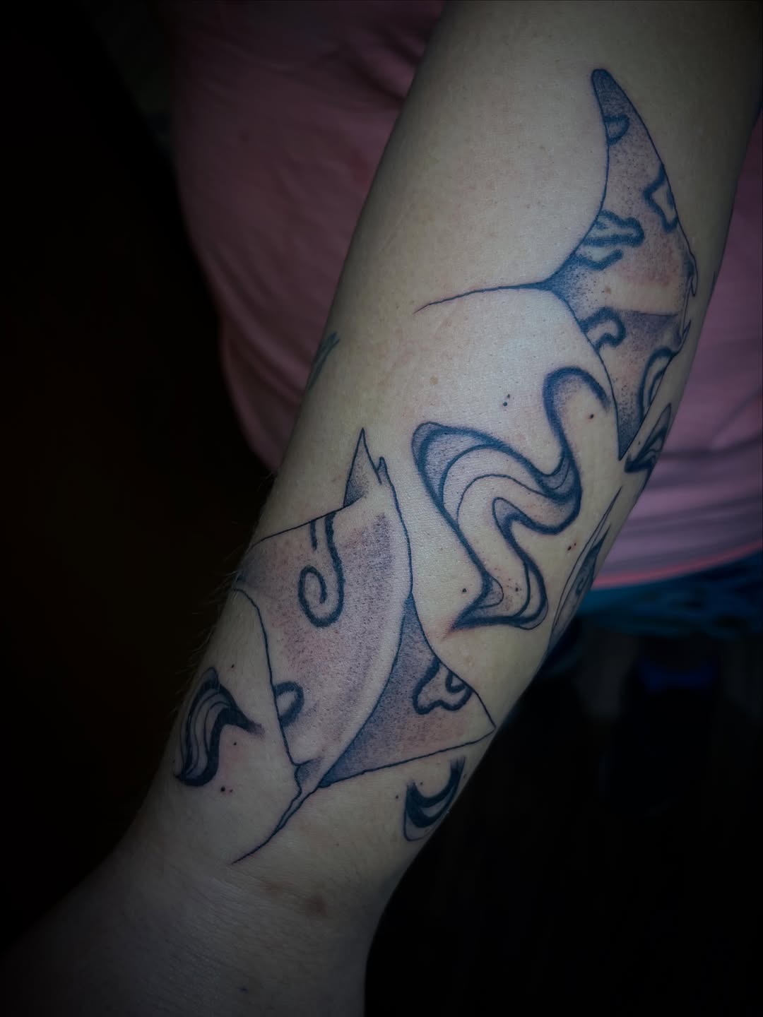 Tattoo by @gothygaltats — dotwork