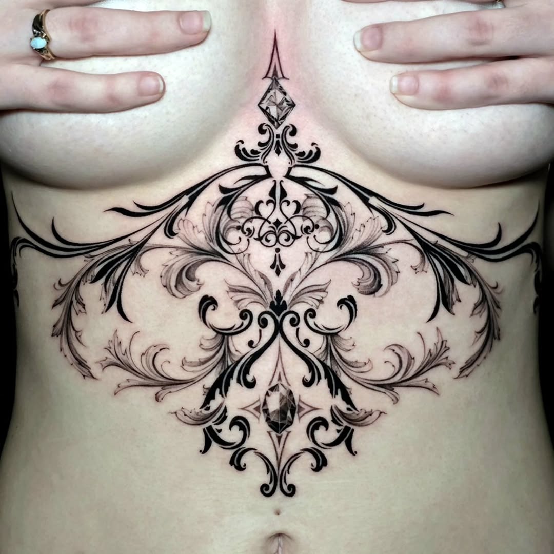 Tattoo by @dat_ngph — ornamental, black_and_grey